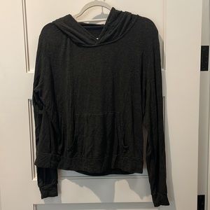 BRANDY MELVILLE plain stretchy grey hoodie